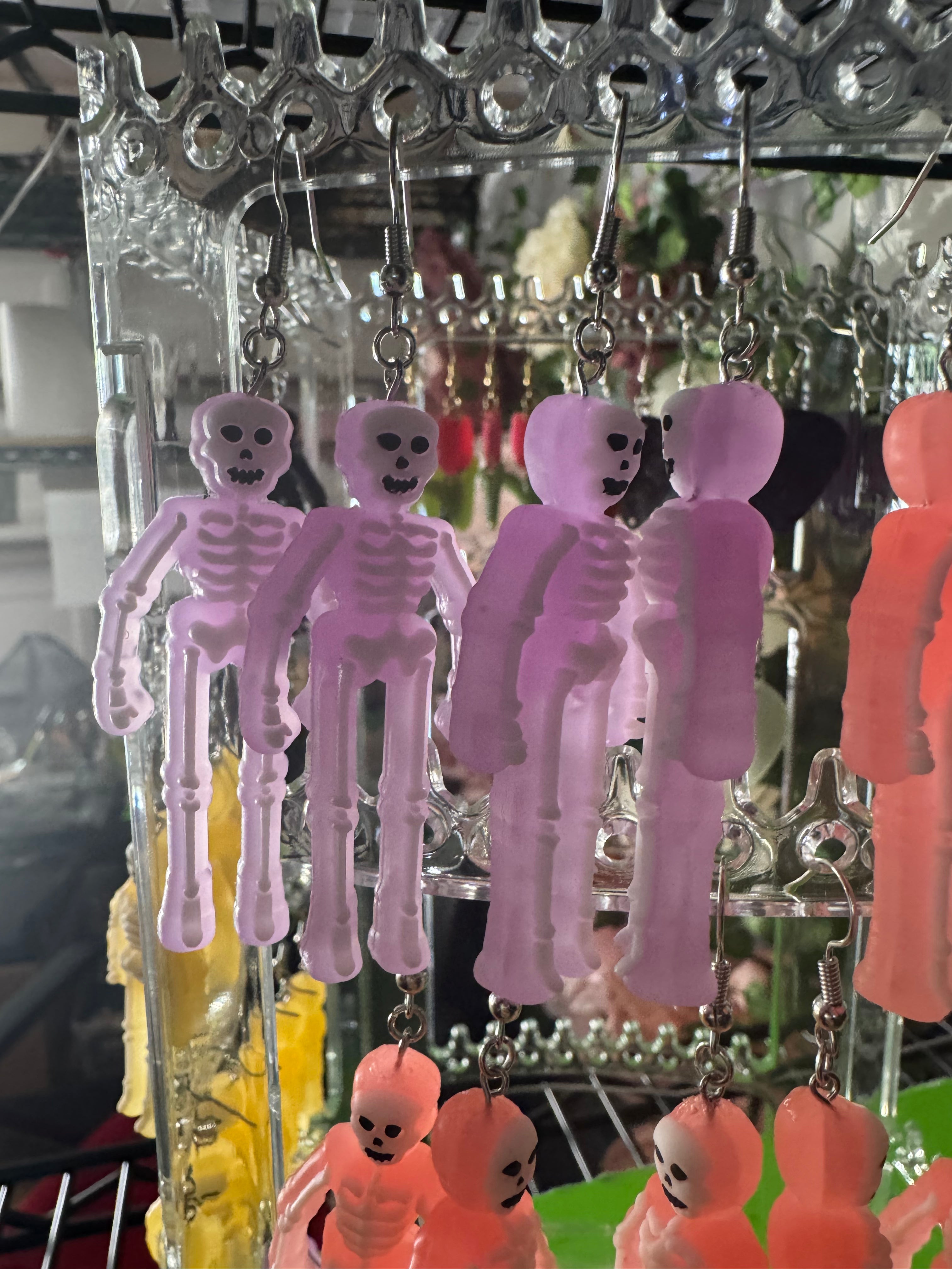 Skeleton earrings