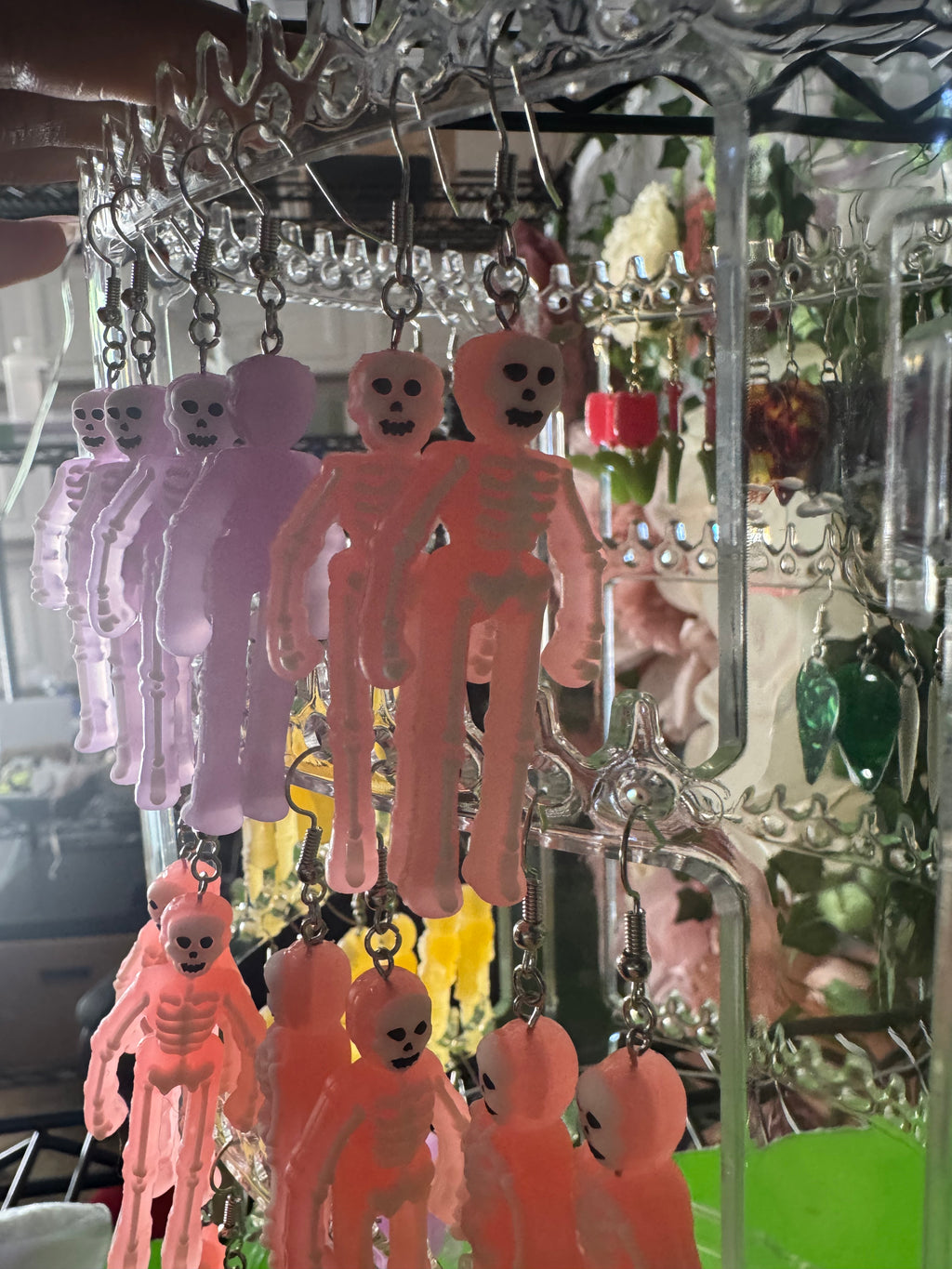 Skeleton earrings