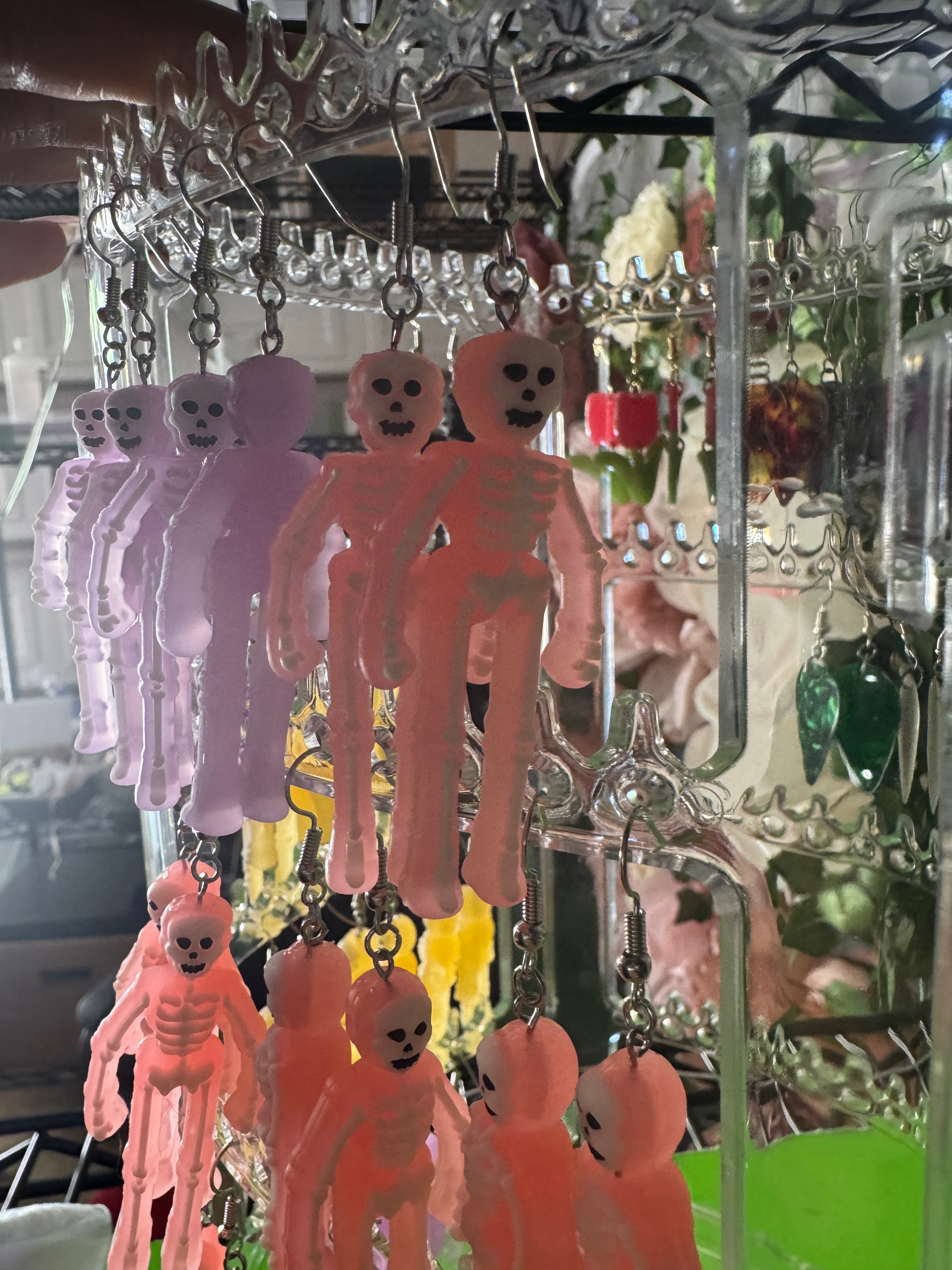 Skeleton earrings