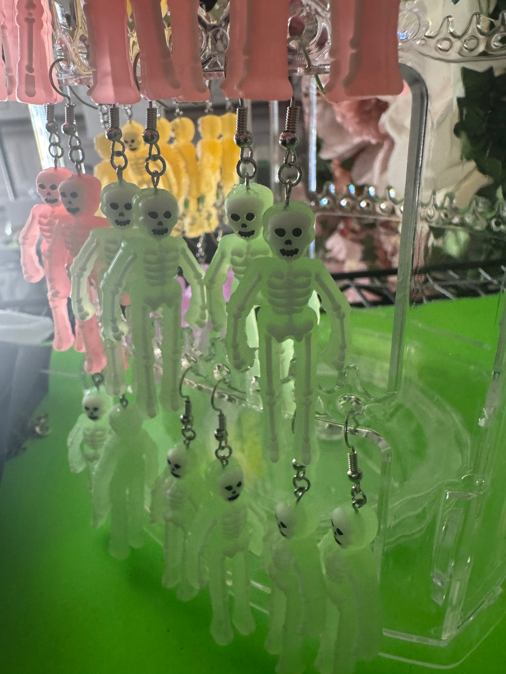 Skeleton earrings