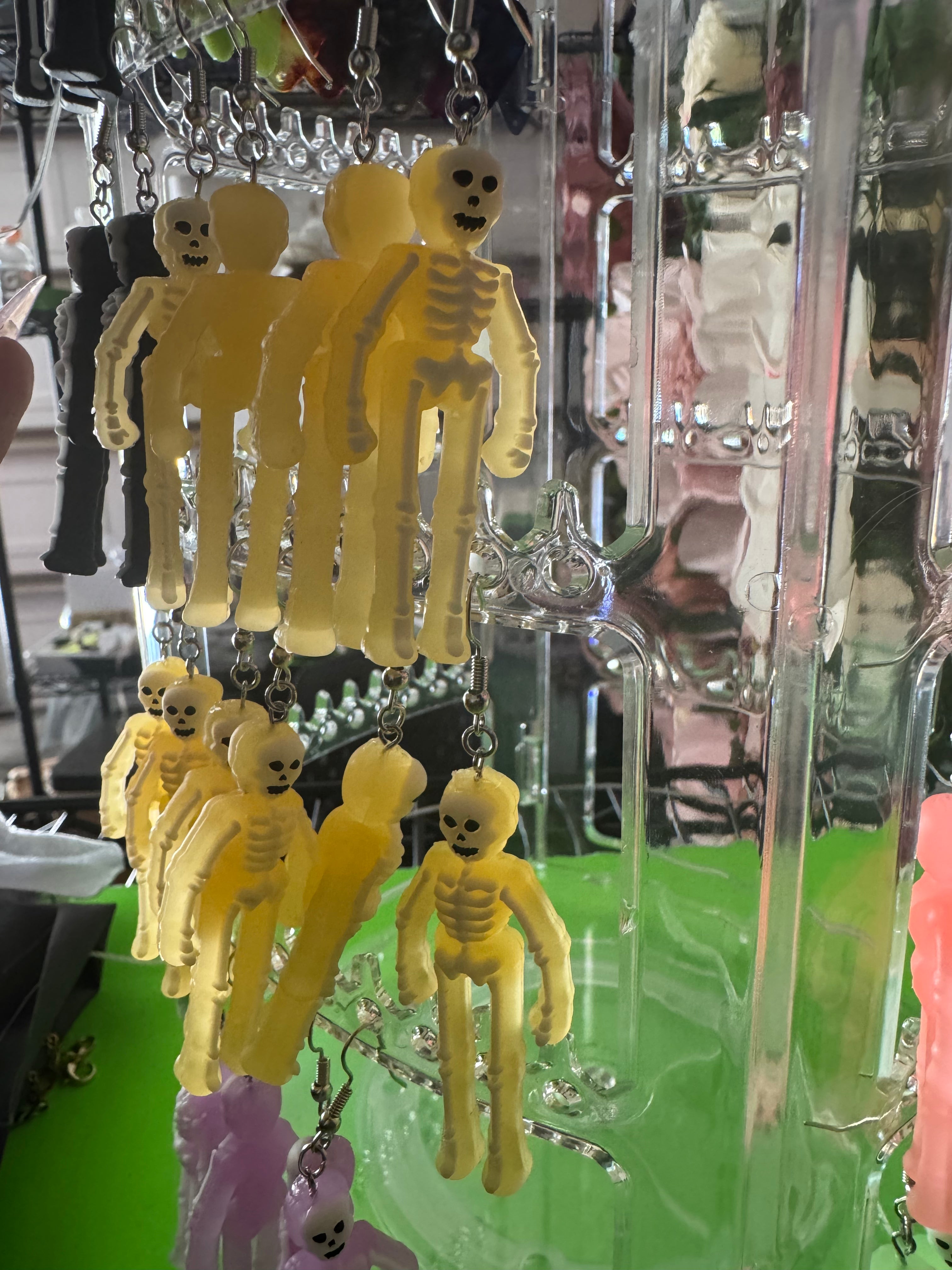 Skeleton earrings